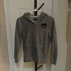 Roots Kids Charcoal Zip-Up Hoodie